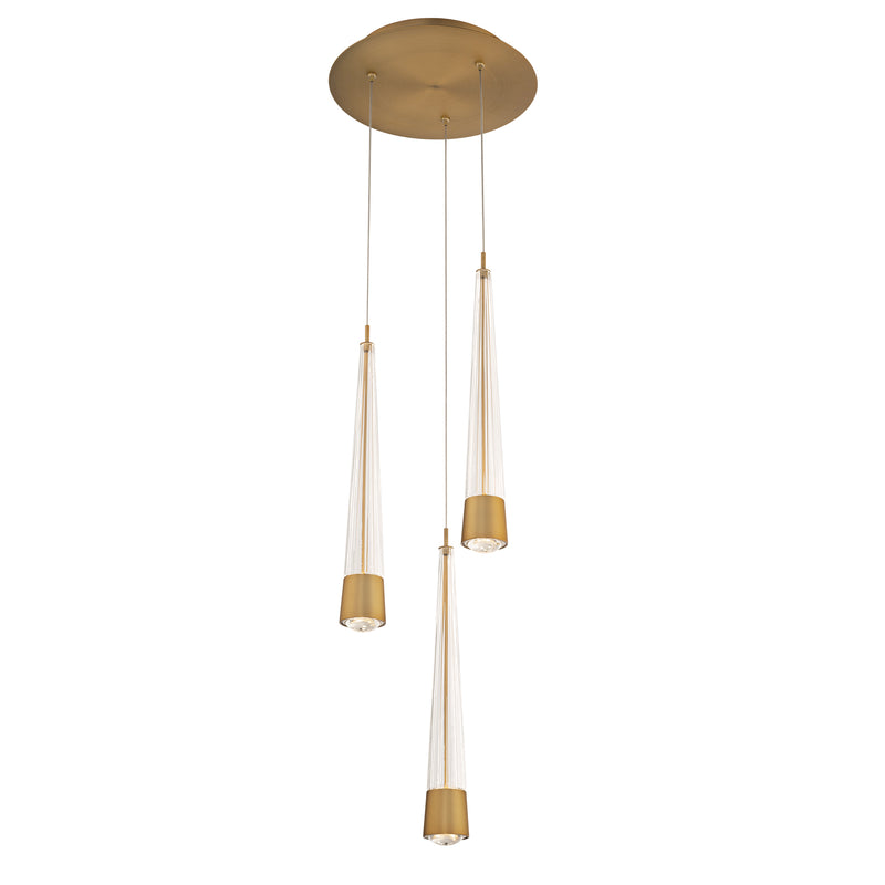 Quill Round 4CCT Multi-Light Pendant