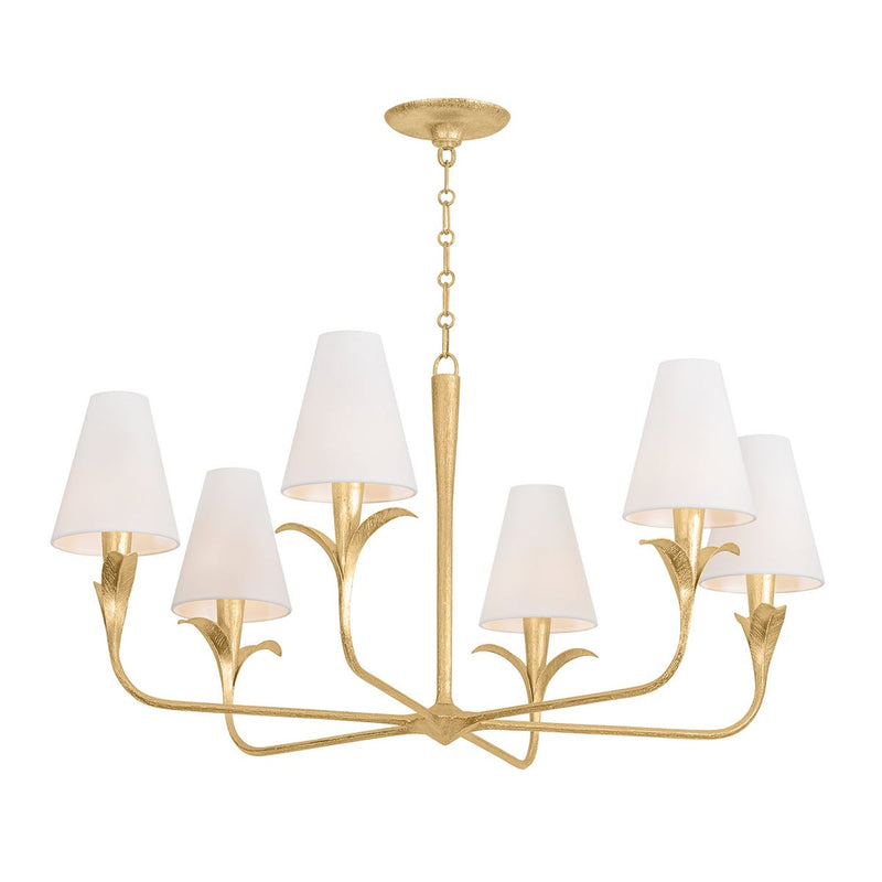 Quill Chandelier - 6-Light by Troy Lighting