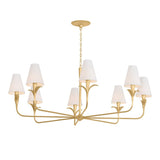 Quill Chandelier - 8-Light by Troy Lighting
