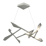 Quill LED Pendant Small in Sterling, Sterling by Hubbardton Forge