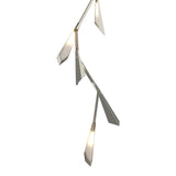 Quill Vertical LED Pendant in Sterling, Sterling by Hubbardton Forge