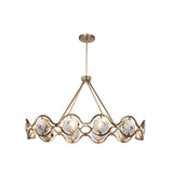 Quincy Linear Chandelier 40'' Distressed Twilight