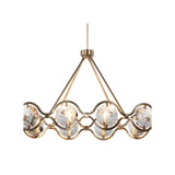 Quincy Linear Chandelier 40'' Distressed Twilight