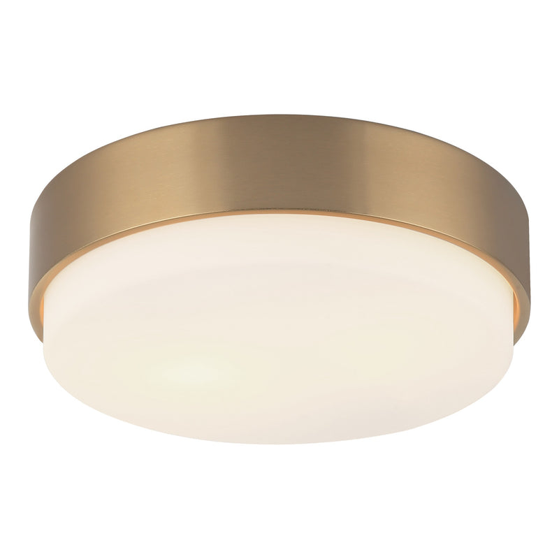 Quintz Ceiling Mount 12 Inch Aged Gold Brass