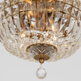 Roslyn 10'' Aged Brass Flush Mount by Crystorama