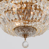 Roslyn 12'' Aged Brass Chandelier by Crystorama