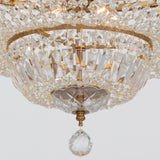 Roslyn 22'' Aged Brass Chandelier by Crystorama