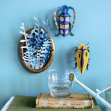Rosalia Beetle Wall Art, styled in an interior