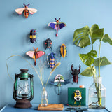 Rosalia Beetle Wall Art, styled in an interior