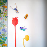 Rosalia Beetle Wall Art, styled in an interior