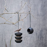Rosendahl Recycled Bird Feeding Station Hanging, Green, H: 6.9" By Rosendahl