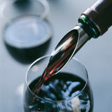 Rosendahl Grand Cru Barware Wine Pourer, Black/Steel, H: 3.1" By Rosendahl