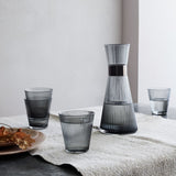 Rosendahl GC Nouveau Tumbler Smoke 4 Pcs H 3.7in Dia 3.5in 8.8 oz By Rosendahl