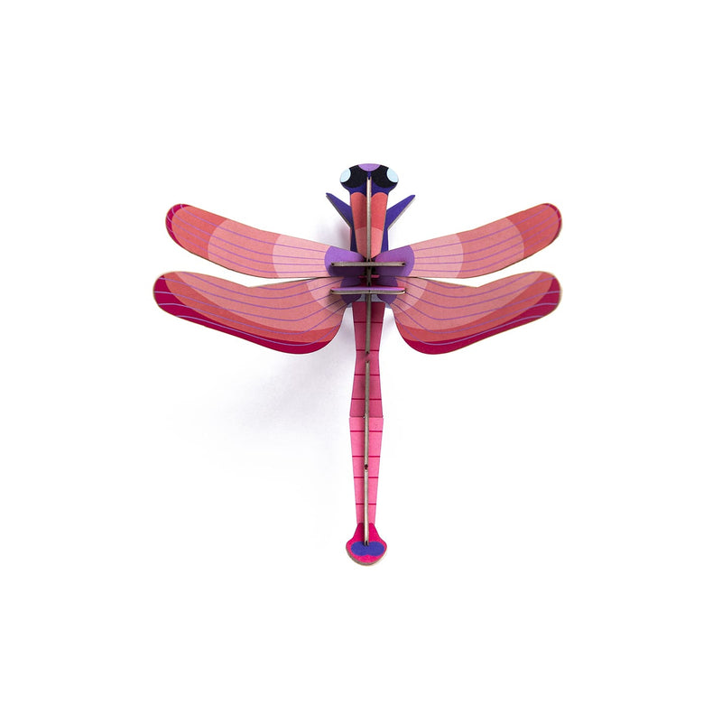 Ruby Dragonfly Wall Art
