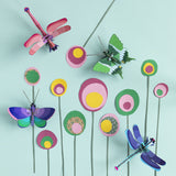 Ruby Dragonfly Wall Art, styled in an interior