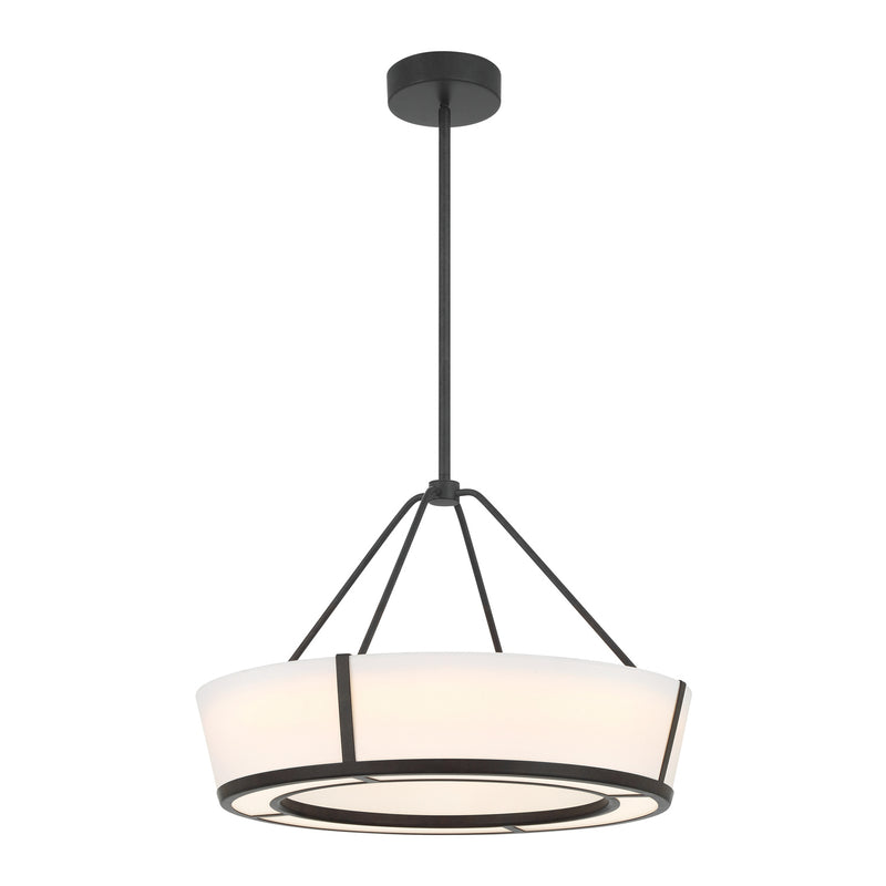 Royce 24.25'' Integrated LED Charcoal Bronze Pendant by Crystorama