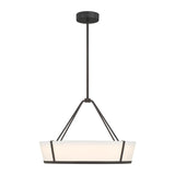 Royce 24.25'' Integrated LED Charcoal Bronze Pendant by Crystorama