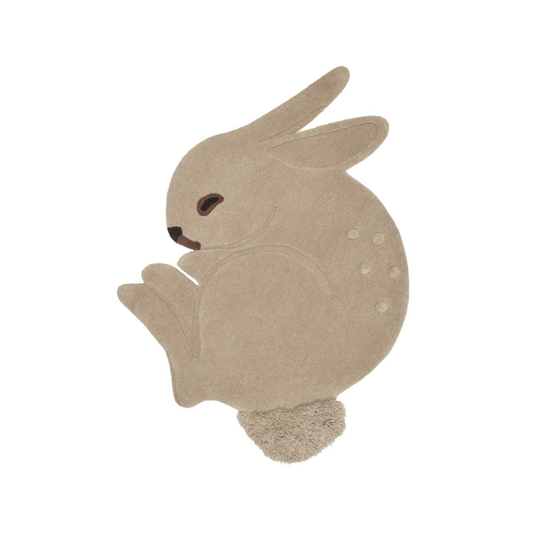 Rabbit Tufted Rug - Cashmere