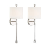 Rachel Sconce 8'' Polished Nickel