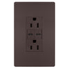 Radiant 15A Tamper Resistant Ultra Fast PLUS Power Delivery USB Type CC Outlet Dark Bronze