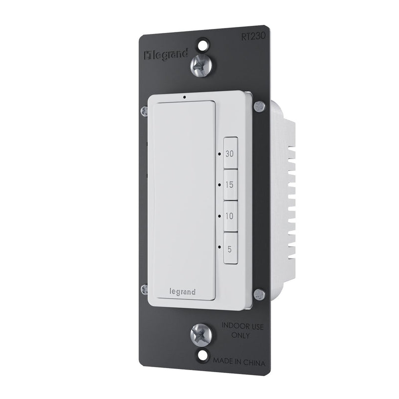 Radiant 4 Button Countdown Timer Switch in White by Legrand Radiant