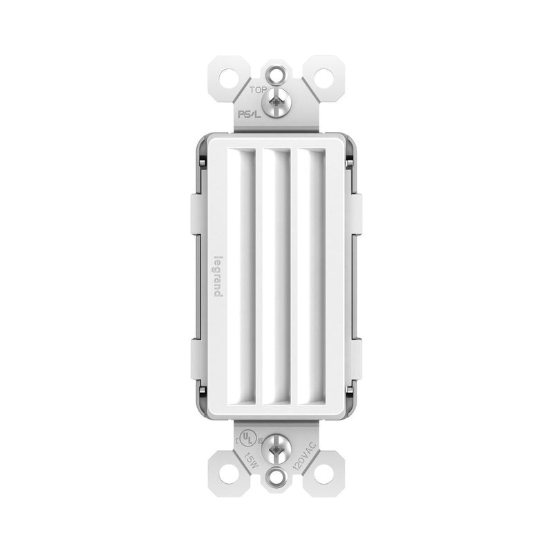 Radiant Horizontal Step Light in Tri Color by Legrand Radiant, alternate view