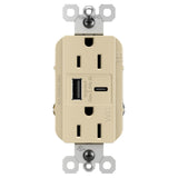 Radiant Outdoor Ultra Fast USB Outlet Ivory