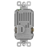 Radiant Outdoor Ultra Fast USB Outlet Ivory Back View