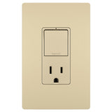 Radiant Single Pole/3-Way Switch with 15A Tamper-Resistant Outlet By Legrand Radiant IV