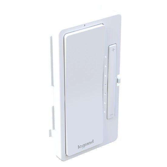 Radiant Smart Dimmer Color Change Kit with Netatmo in White by Legrand Radiant