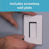 Radiant Smart Switch with Wi-Fi and Matter by Legrand Radiant installed in a home setting