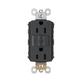 Radiant Spec Grade 15A Tamper Resistant Self Test GFCI Receptacle in Graphite by Legrand Radiant, alternate view
