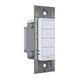 Radiant Wired Smart Scene Controller with Netatmo in White by Legrand Radiant, alternate view 3