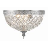 Radley Crystal Flush Mount 10" Polished Chrome