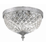 Radley Crystal Flush Mount 10" Polished Chrome