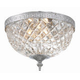 Radley Crystal Flush Mount 12" Polished Chrome