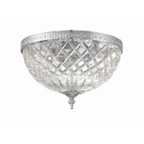 Radley Crystal Flush Mount 12" Polished Chrome