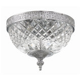 Radley Crystal Flush Mount 8" Polished Chrome