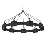 Raffi LED Single Tier Chandelier - Carbon Black - by Hinkley