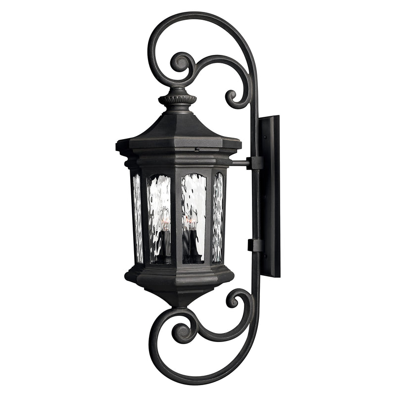 Raley Double XL Wall Mount Lantern - Museum Black - by Hinkley
