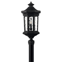 Raley Large Post Mount Lantern - Museum Black - by Hinkley