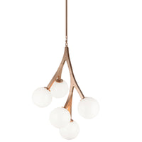 Rami Pendant Light Small Aged Gold Brass By Matteo