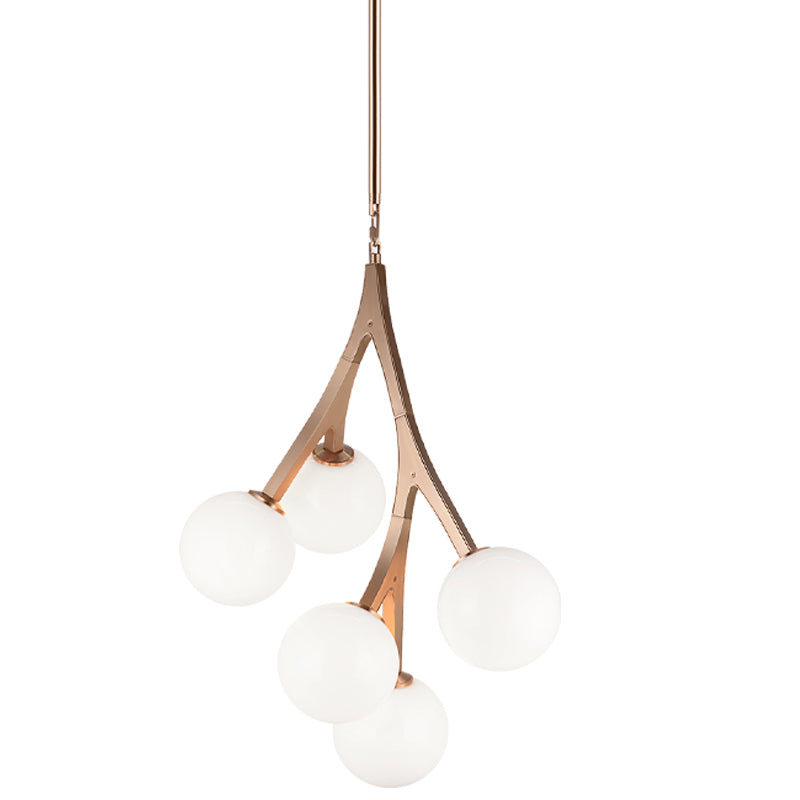 Rami Pendant Light Small Aged Gold Brass By Matteo