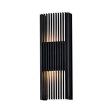 Rampart Outdoor Wall Sconce by ET2 - Large 2 Black
