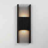 Rampart Outdoor Wall Sconce by ET2 - Large 2 Black
