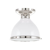 Randolph Semi Flush - Polished Nickel by Hudson Valley
