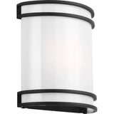Ravel LED Outdoor Wall Lantern — Midnight Black
