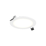 Reach Round LED Recessed Panel by Dals - 6 Inch, White