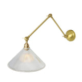 Rebell Adjustable Arm Wall Light - Satin Brass