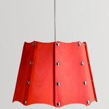 Red Mini Rad Pendant Light by Traum